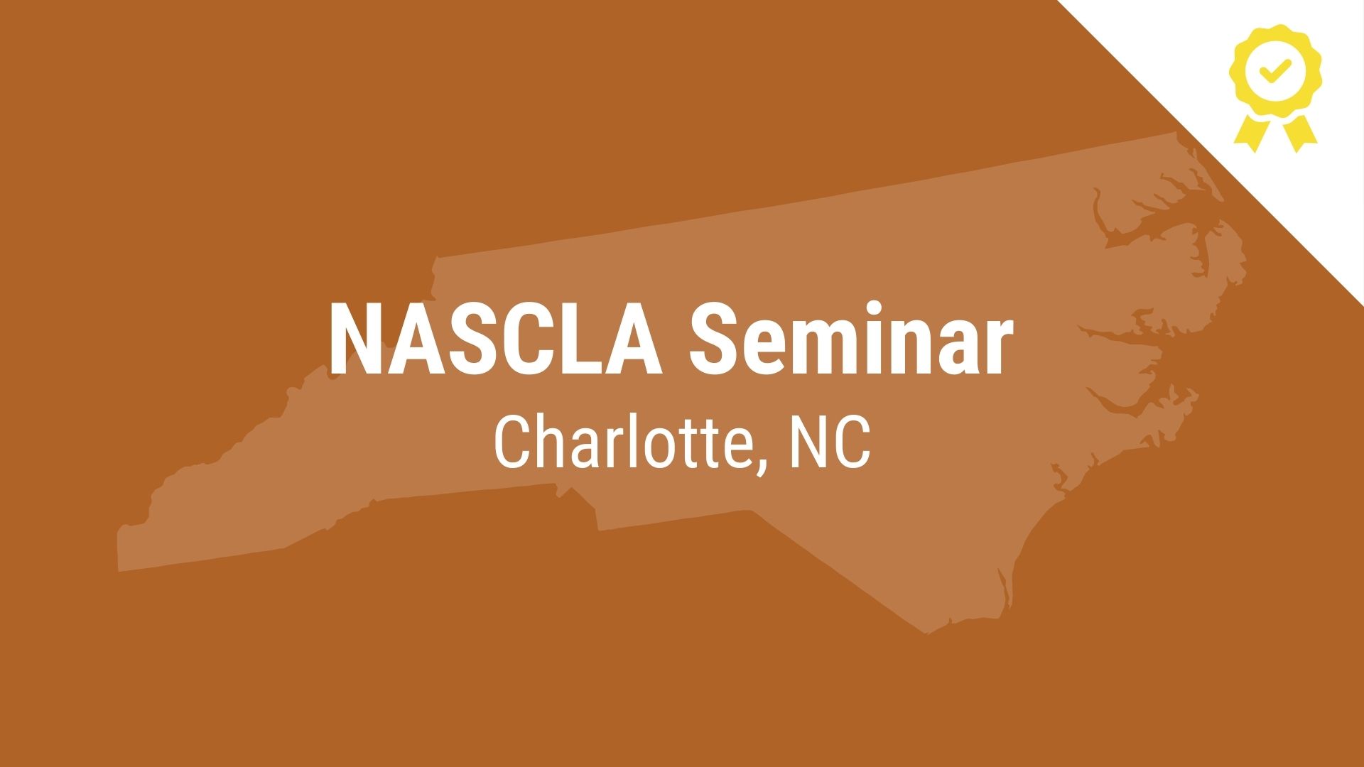 NASCLA Exam Prep Seminar in Charlotte, NC